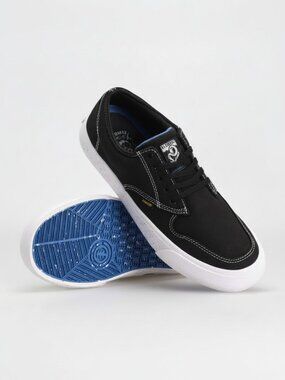 Element Boys Skate Shoes Black Canvas Sneakers Youth Size 7